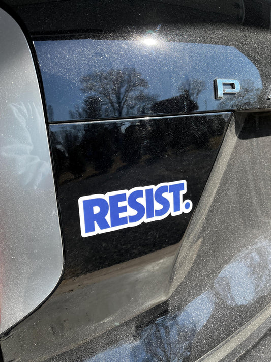 Resist Vinyl Decal or Magnet | Political Protest Sticker | Resistance Design | Empowerment | Activism Decal