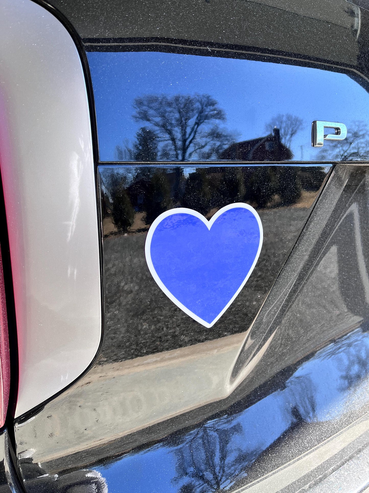 Blue Heart for Democratic Support Vinyl Decal or Magnet | Political Support Sticker | Democratic Values Decal | Blue Heart Sticker