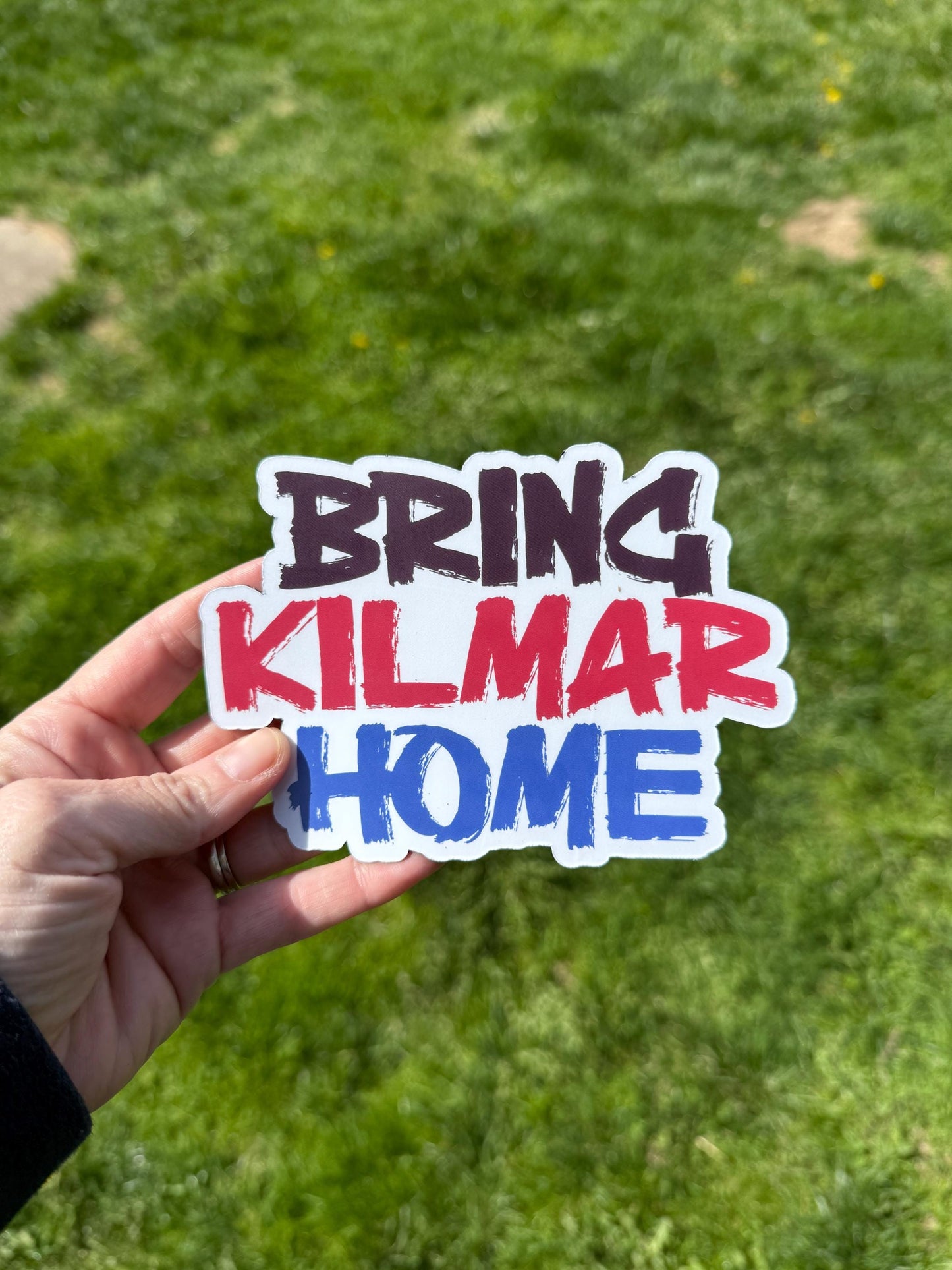 Bring Kilmar Home | Advocacy Magnet or Vinyl Decal | Support Immigrant Justice | Deportation Awareness | Human Rights Sticker