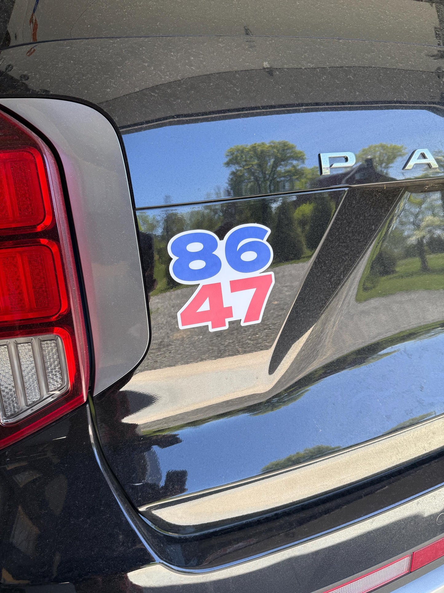 8647 Magnet or Vinyl Decal | Anti-Trump Sticker | Political Statement | Progressive Gift | Car Laptop Window | Resist Tyranny