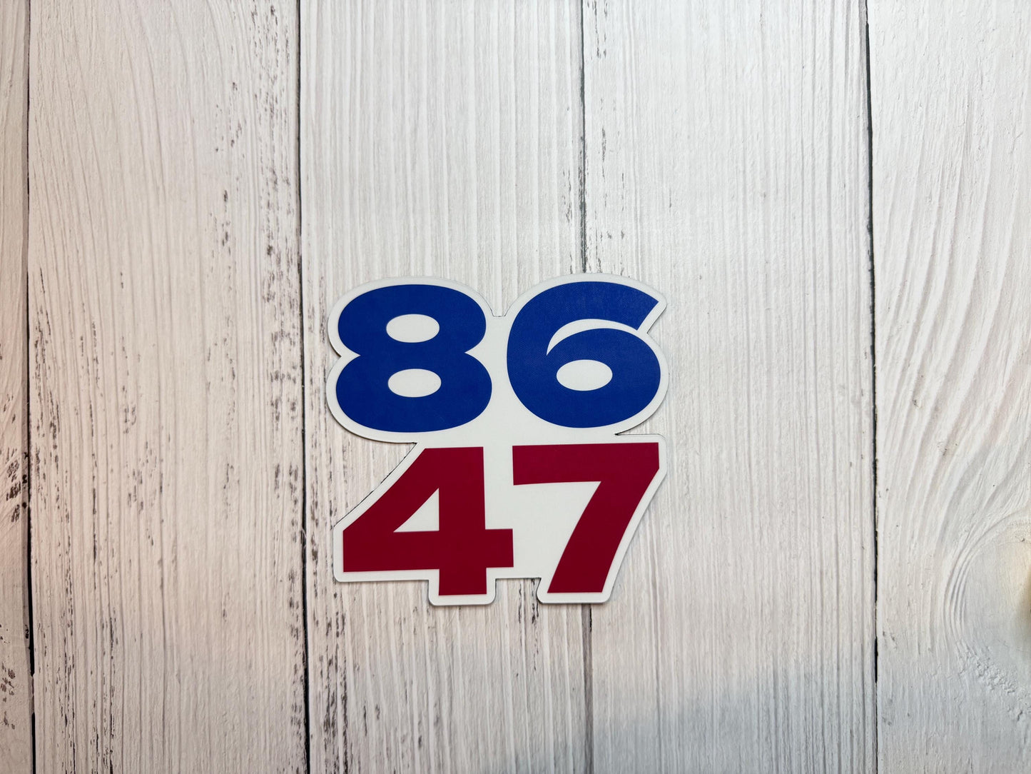 8647 Magnet or Vinyl Decal | Anti-Trump Sticker | Political Statement | Progressive Gift | Car Laptop Window | Resist Tyranny