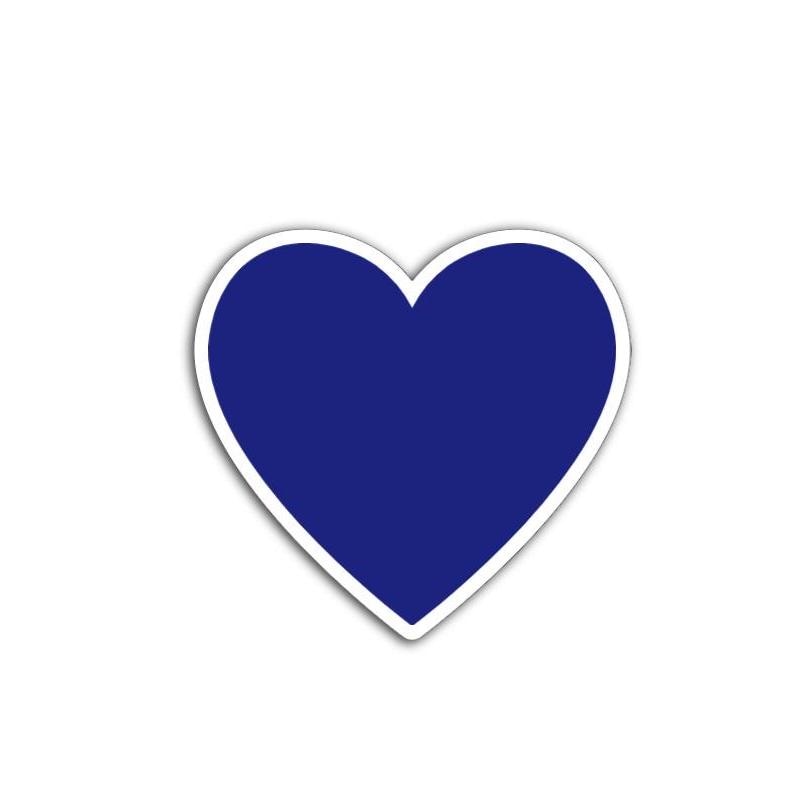 Blue Heart for Democratic Support Vinyl Decal or Magnet | Political Support Sticker | Democratic Values Decal | Blue Heart Sticker