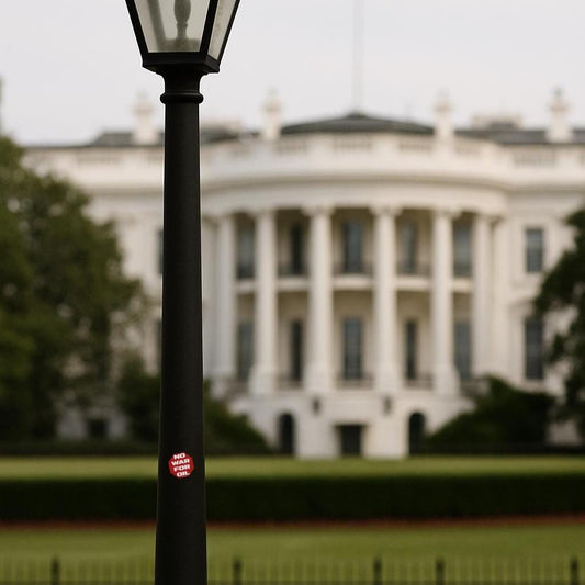 No War For Oil Sticker - Anti-War Sticker Pack, Magnet, or Vinyl Decal - Political Activism - Social Justice Laptop - Peace Protest Gift