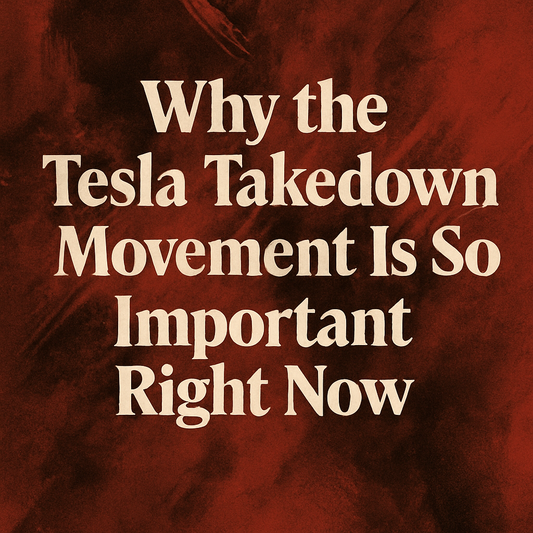 Why the Tesla Takedown Movement Is So Important Right Now
