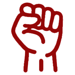 no blood for oil in a rough font in red coloring with an oil drum with the Venezuela flag colors