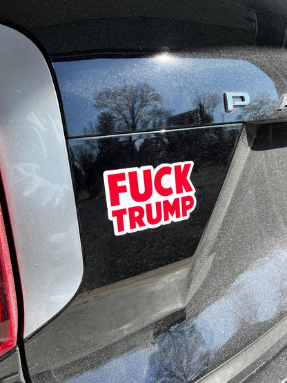 F*ck Trump Vinyl Decal or Magnet | Political Protest Sticker | Anti-Trump Design | Resist Trump Movement