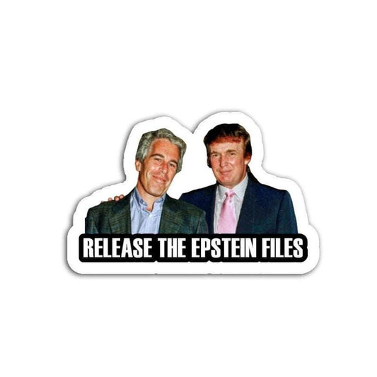 Release the Epstein Files Vinyl Decal or Magnet | Political Protest Sticker | Justice for Epstein | Activism and Transparency Decal