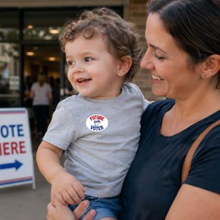 Future Voter Stickers for Kids, Bulk Election Day Stickers, Polling Place Giveaways, Classroom Mock Election, Kids Voting Stickers