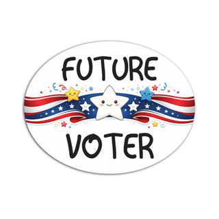 Future Voter Sticker for Kids, Election Day Sticker, Kids Voting Sticker, Patriotic Voter Sticker, Polling Place Sticker, Civic Engagement