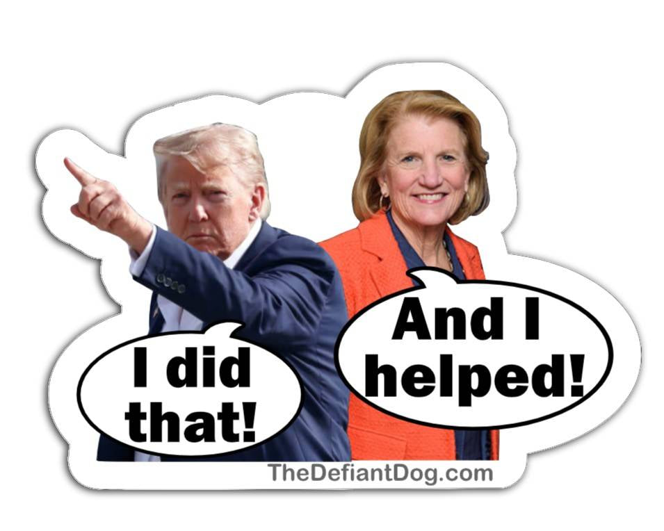 Shelley Moore Capito - West Virginia Senator Anti Trump Sticker Pack G ...