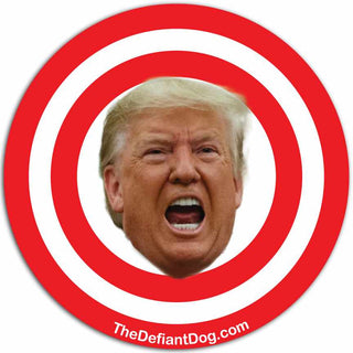 Trump Urinal Target Only Sticker, Funny Bathroom Sticker, Political Prank Decal, Anti Trump Restroom Target, Toilet Humor Gift