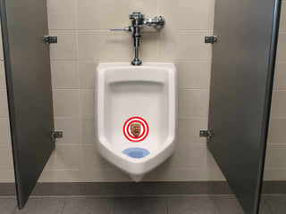 Trump Urinal Target Only Sticker, Funny Bathroom Sticker, Political Prank Decal, Anti Trump Restroom Target, Toilet Humor Gift