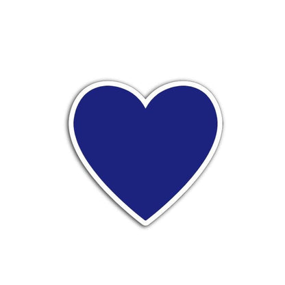 Blue Heart for Democratic Support Vinyl Decal or Magnet | Political Support Sticker | Democratic Values Decal | Blue Heart Sticker