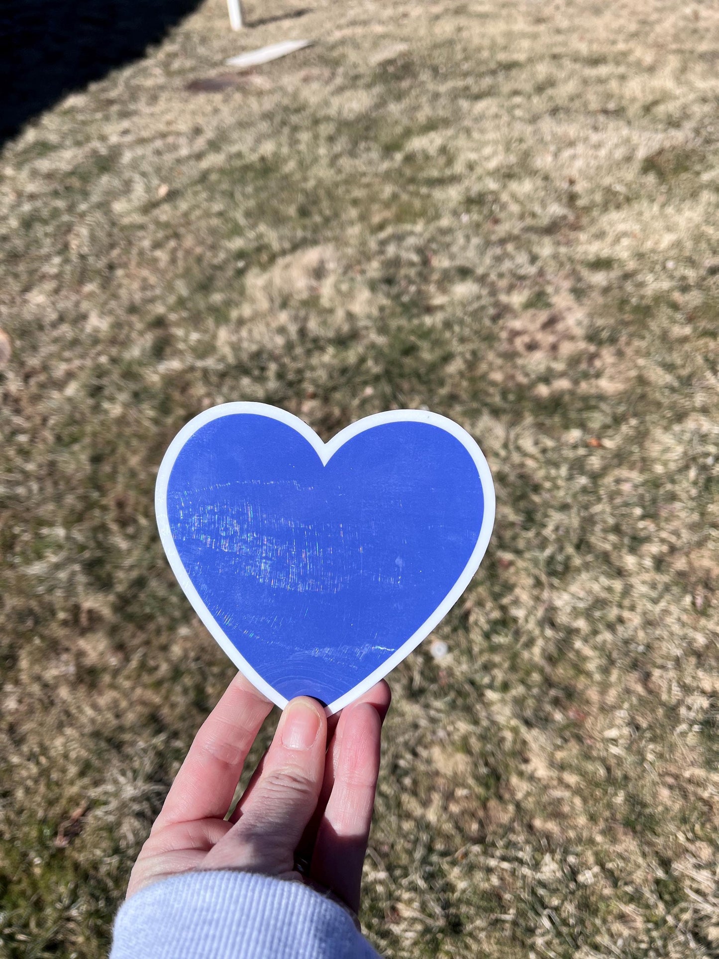 Blue Heart for Democratic Support Vinyl Decal or Magnet | Political Support Sticker | Democratic Values Decal | Blue Heart Sticker