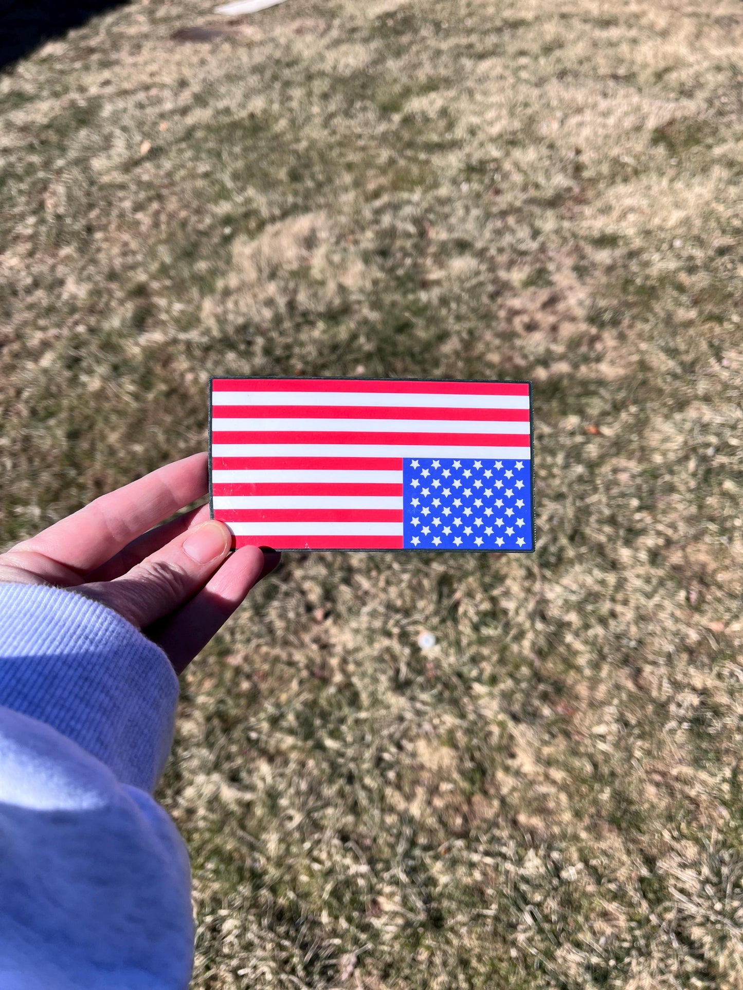 Upside Down American Flag (Reversible) Vinyl Decal or Magnet | Protest Symbol Sticker | Political Activism Decal | Distress Signal Magnet