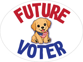 Future Voter Stickers for Kids, Bulk Election Day Stickers, Polling Place Giveaways, Classroom Mock Election, Kids Voting Stickers