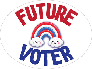 Future Voter Stickers for Kids, Bulk Election Day Stickers, Polling Place Giveaways, Classroom Mock Election, Kids Voting Stickers