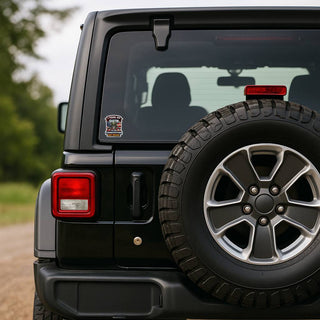 anti trump constitution oath sticker displayed on jeep rear window patriotic political decal for veterans military and pro constitution supporters