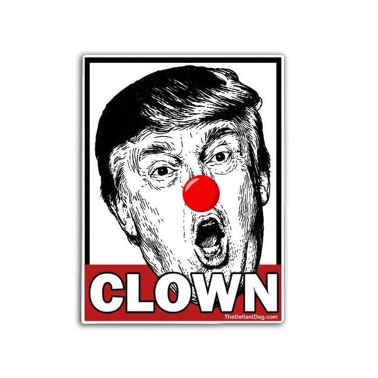 Trump Clown Sticker Pack, Magnet, or Vinyl Decal