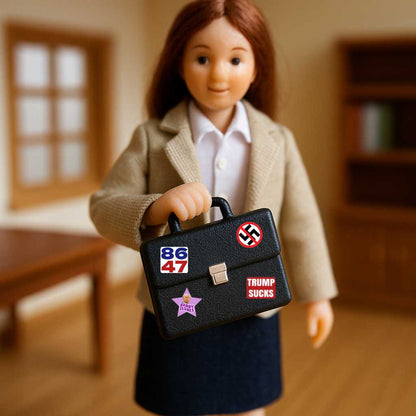 LIMITED TIME! 100 Mini Political Stickers Pack – 5 Sheets, 20 Designs Each