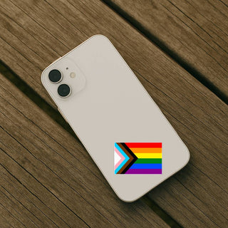 Progressive LGBTQ+ Pride Magnet, Vinyl Decal, or Sticker Pack