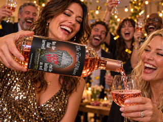 The Final Whine Anti-Trump Bottle Label | Funny Political Wine, Champagne, Liquor, & Beer Labels Trump is Dead bottle label