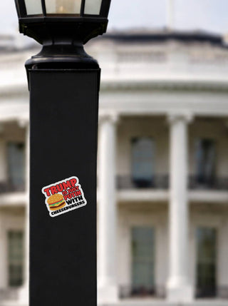 Trump is Just Putin with Cheeseburgers Magnet, Vinyl Decal, or Sticker Pack